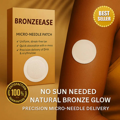 BronzeEase™ Micro-Needle Tanning Patch – Flawless, Streak-Free Sunless Glow
