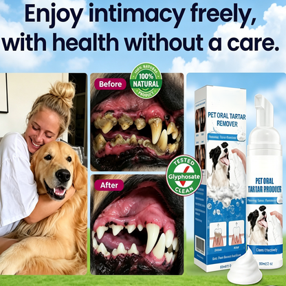 ✅End Pet Oral Problems⚡️ 3-in-1 Pet Oral Care Spray-For Dogs & Cats of All Sizes🐶🐱