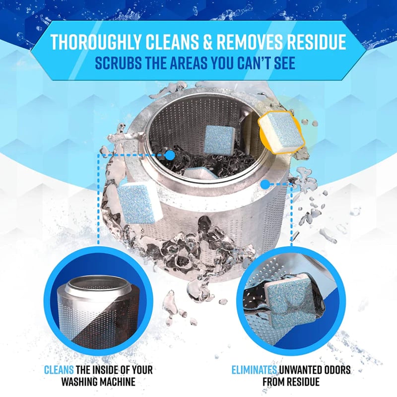 🔥 2026 Must-Have 🫧 Washing Machine & Dishwasher Cleaner Tablets – Deep Clean, Descale & Sanitize 💯✨