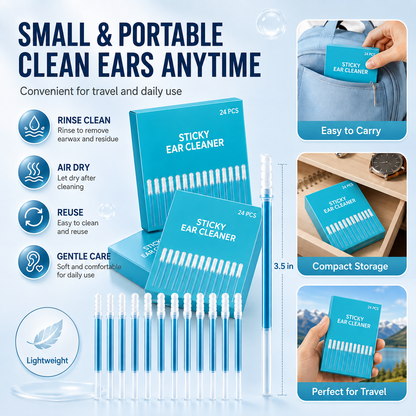 Sticky Ear Cleaner – Powerful Cleaning, Gentle on Ears