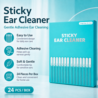 Sticky Ear Cleaner – Powerful Cleaning, Gentle on Ears