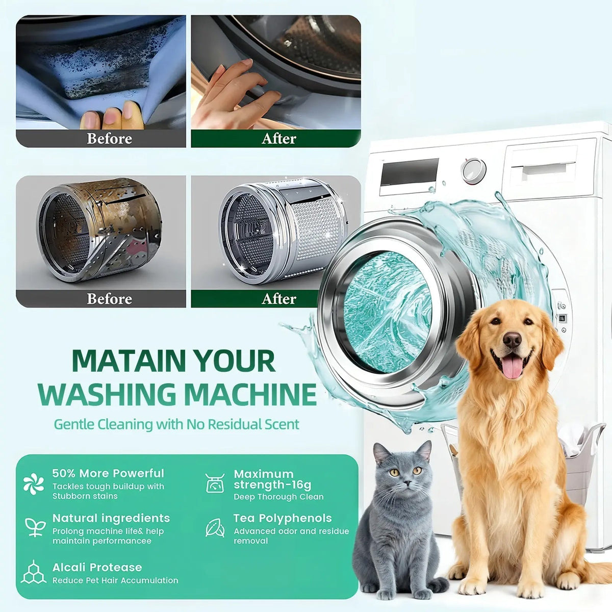 🔥 2026 Must-Have 🫧 Washing Machine & Dishwasher Cleaner Tablets – Deep Clean, Descale & Sanitize 💯✨